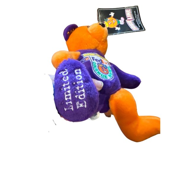 2001 FedEx Orange Bowl Limited Edition Bean Plush Stuffed Bear _NWT - Picture 5 of 10